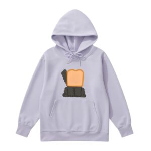 Casual Slim-Fit Hoodie – Light Purple