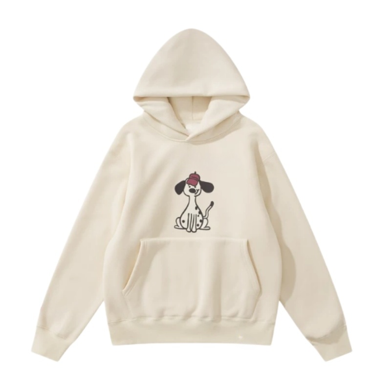 Comfortable Pure Cotton Casual Hoodie – Apricot