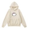 Cute Graphic Creative Fashion Hoodie – Apricot